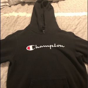 boys xl black champion hoodie